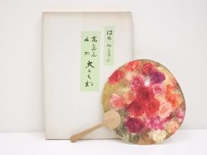 高島屋名物　大うちわ　「ばら：伊藤清永」（印刷）